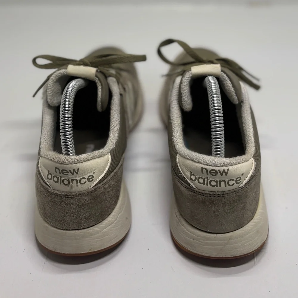 New Balance 420 Sneakers Men’s 8.5 Olive Green Suede Mesh Casual Retro Shoes - Picture 7 of 13